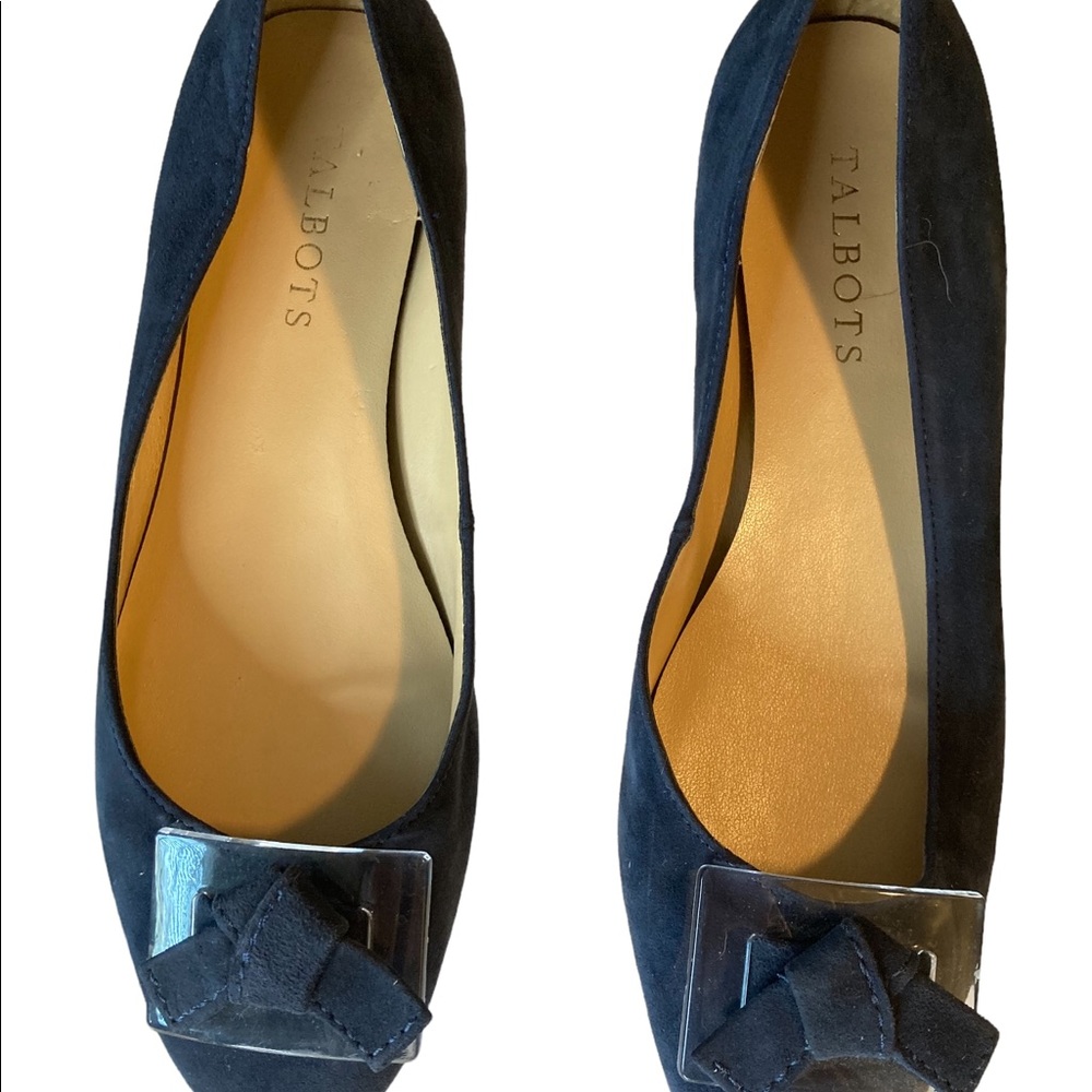 Purple Faux Suede Shoes Talbots